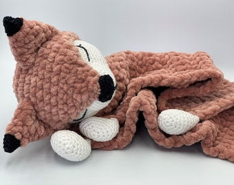 Crochet Pattern - Comforter Cuddly Fox