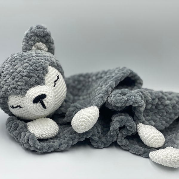 Crochet Pattern - Comforter Cuddly Dog (Schnuffeltuch/Schmusetuch Hung) - Lovey Dog - Häkelanleitung