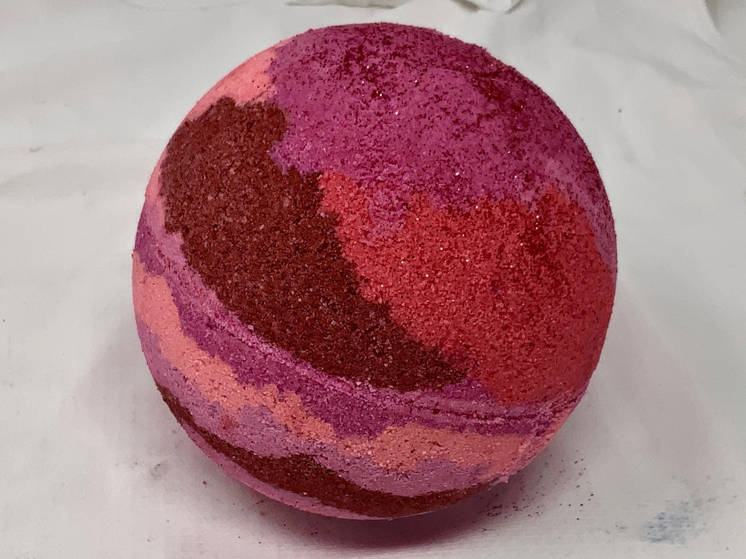 Big Red Bath Bomb GIANT Bath Soak Karma Sutra Fragrance - Etsy