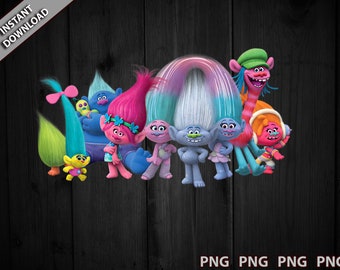 Download Trolls Birthday Svg Etsy