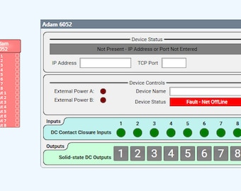 Q-SYS Plugin: Advantech Adam 6052