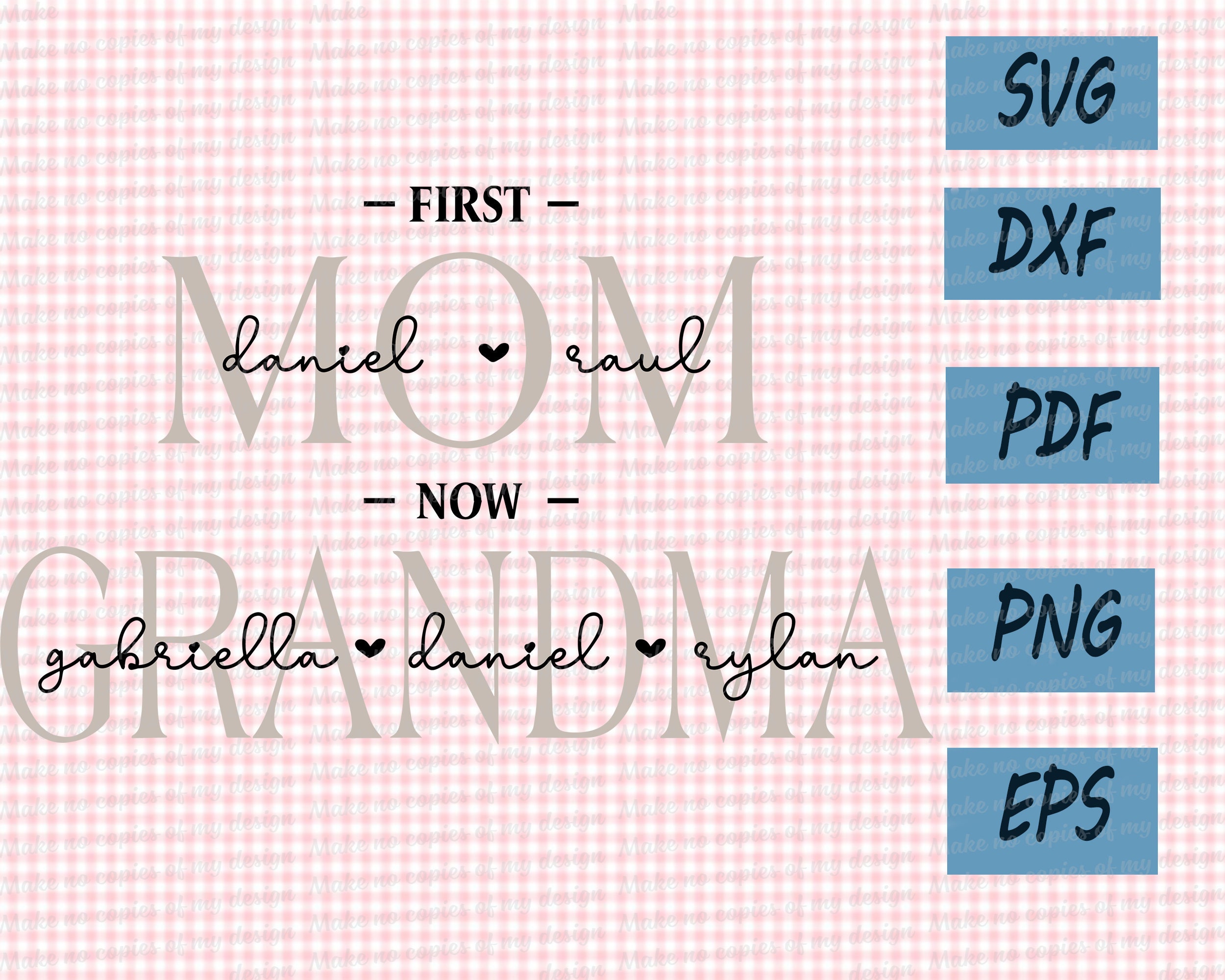 Download First Mom now Grandma SVG Svg Files For Cricut SVG Cutting ...