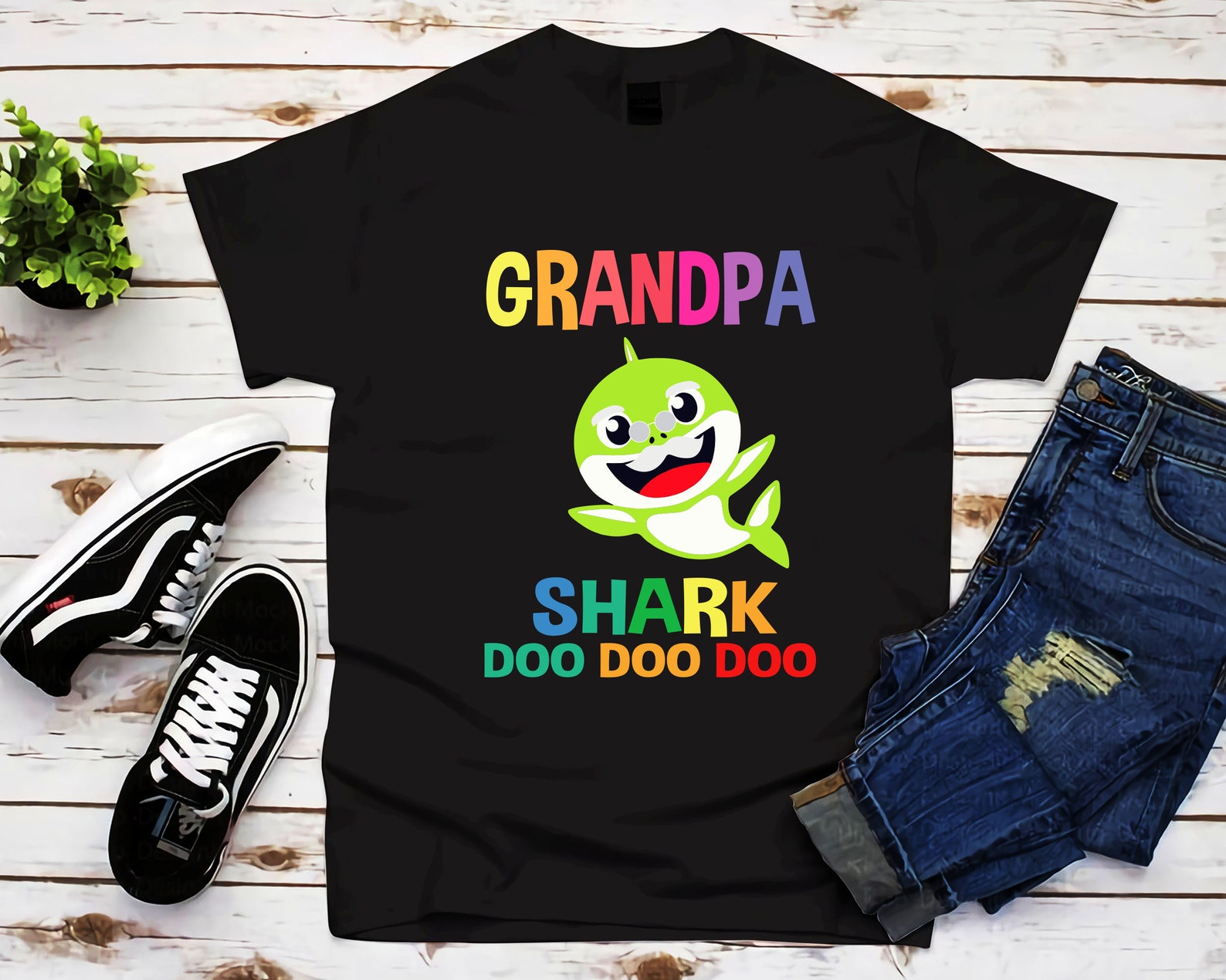 Grandpa Shark Svg Shark SVG Shark Family SVG Shark ...