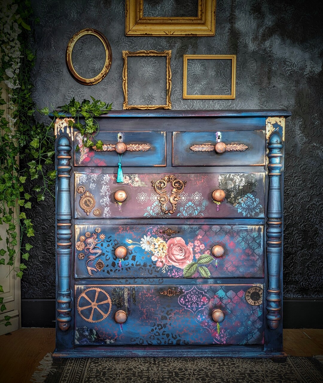 Large Chests of Drawers Created Using Quality Vintage Pieces. Painted ...