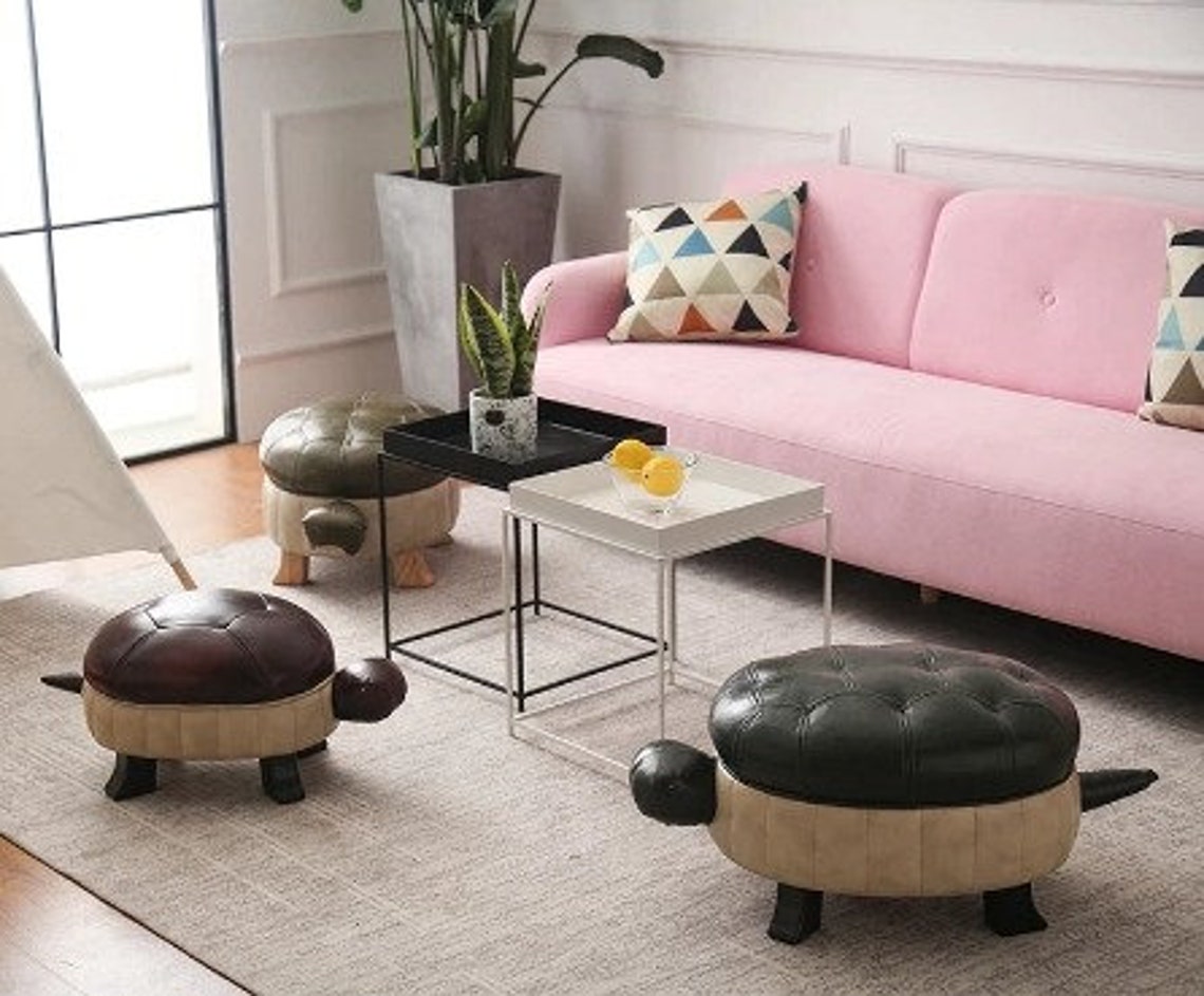 Cute Turtle Ottoman Etsy