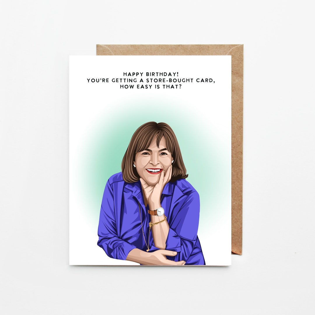 Ina Garten Happy Birthday, Greeting Cards Store-bought Barefoot