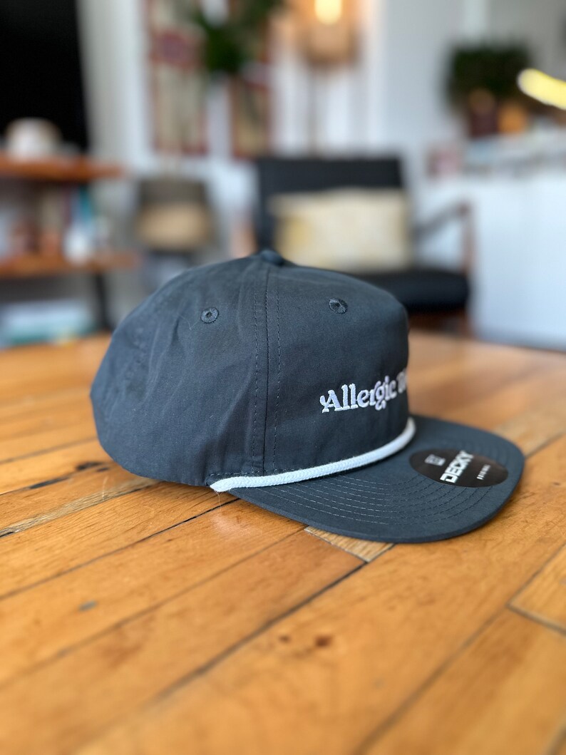 Allergic to Idiots Black, Everyday Soft Structured Hats, Trendy 5-panel ...