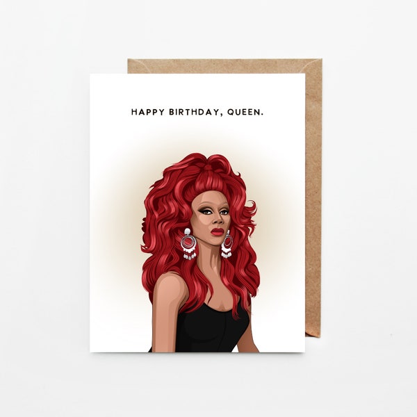 Drag Queen Birthday Cards - Etsy