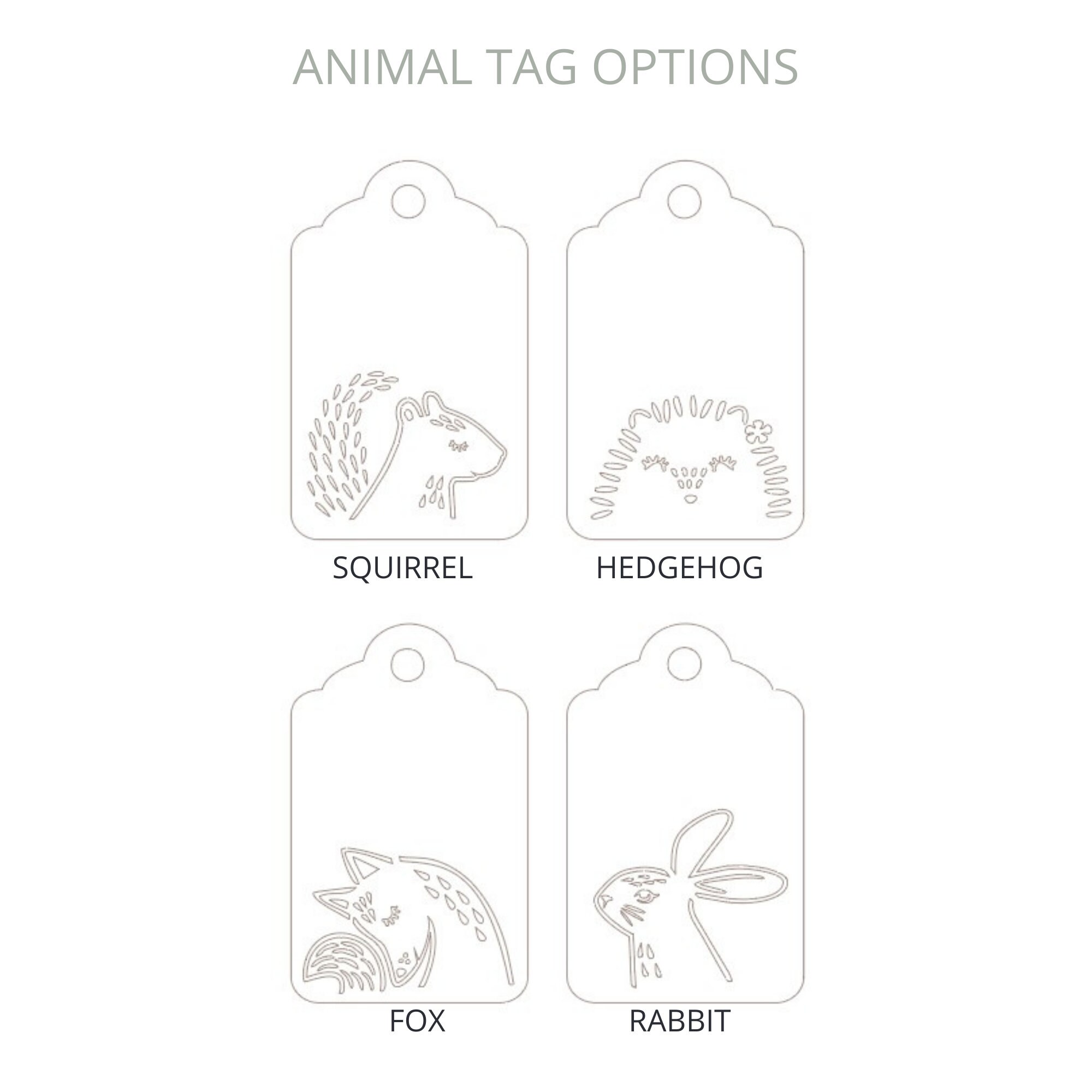 Personalized Easter Bunny Basket Name Tag Customized Easter Basket Tag Easter Place Setting Card