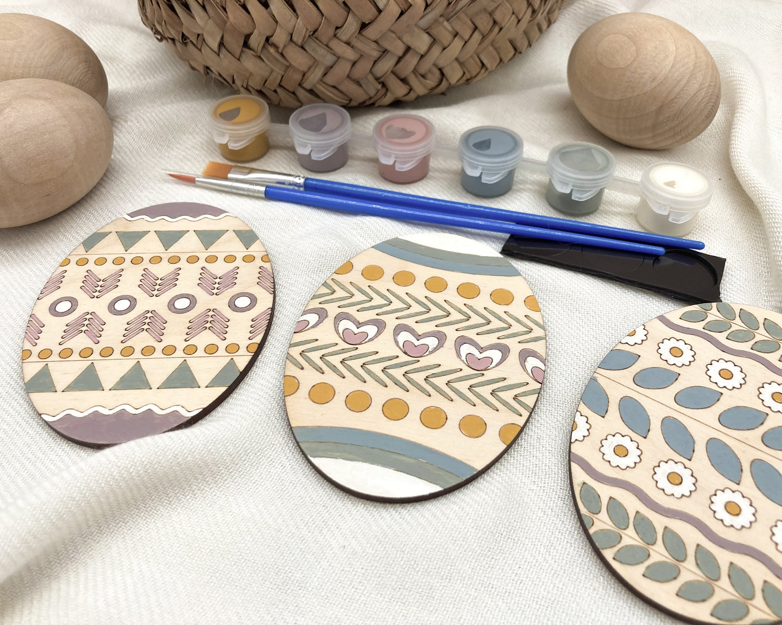 Easter Egg DIY Paint Kit Easter Basket Stuffer Easter Crafts - Etsy