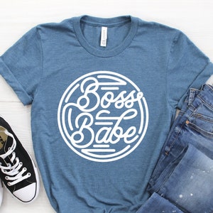 Boss Babe T-Shirt: Bella+Canvas Cotton Blend, Girl Power Tee