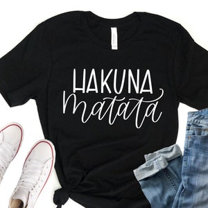 Maglietta Hakuna Matata, Maglietta Animal Kingdom, Maglietta personalizzata Disney, Magliette viaggio Disney, Magliette vacanze Disney