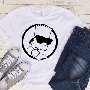 Bart Simpson Graphic Tee: Unisex Simpsons Shirt