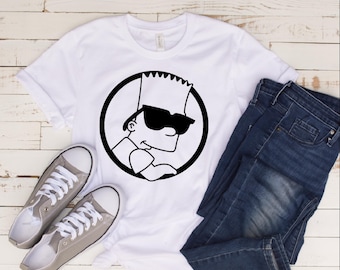 Bart Simpson Graphic Tee: Unisex Simpsons Shirt