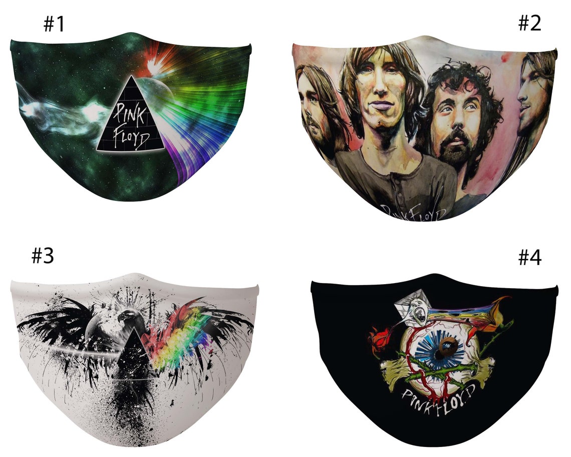 Pink Floyd face mask Pink Floyd rock band legendary of all Etsy
