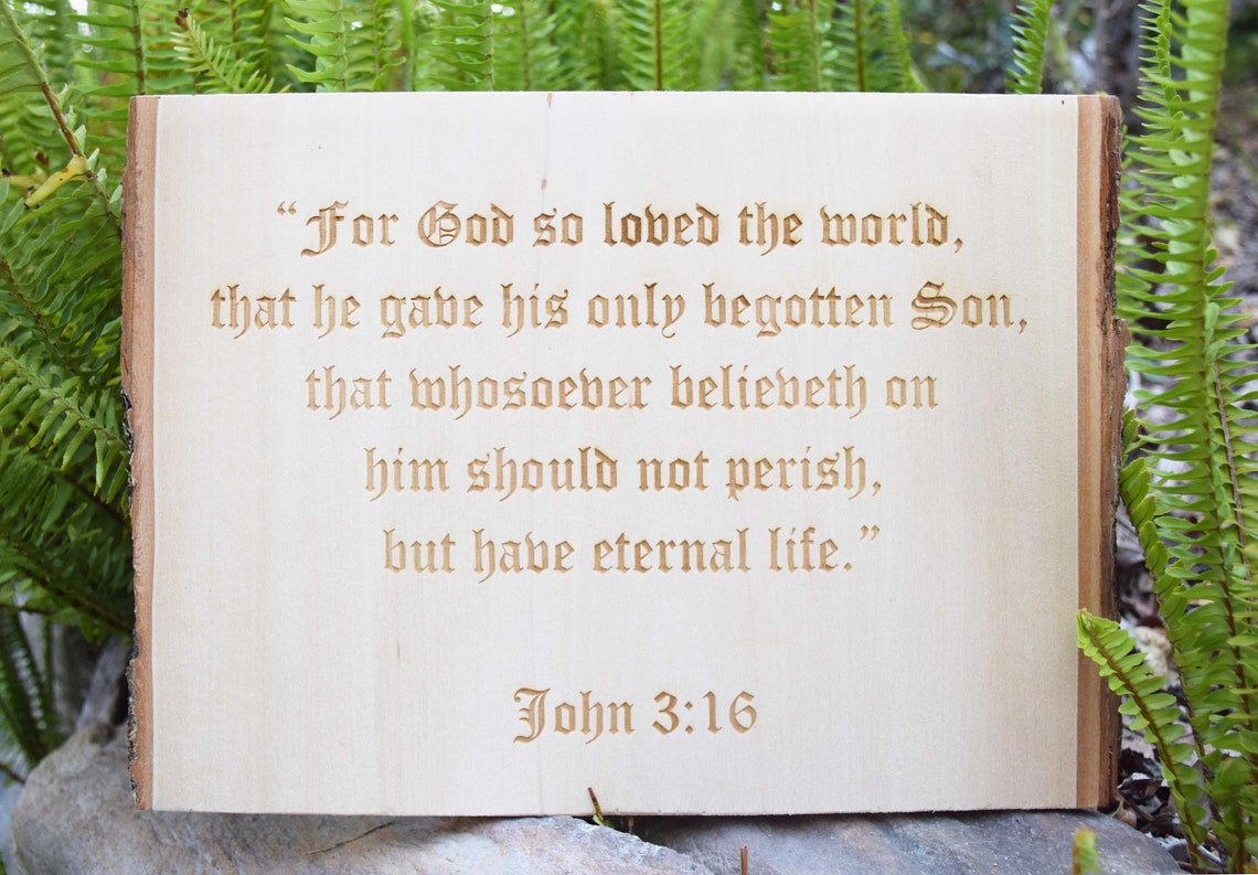Bible Verse Laser Engraved Wood Art Mockup design for your Etsy