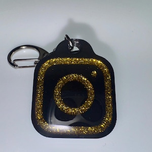 Instagram-sleutelhanger nfc | Perfect NFC-cadeau-idee | Slimme NFC-sleutelhanger|NFC Small Business | Tik op Sleutelhanger | Sociale-sleutelhanger | Tik op tag | Instagram