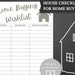 Home Wishlist Printable — House Checklist Instant Downloadable ...