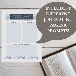 My Quiet Time Journal Template — Printable Prayer, Bible Study ...