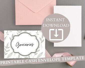 Cash Stuffing Envelope Printable — Instant Download Cash Envelope Set