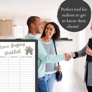 Home Wishlist Printable — House Checklist Instant Downloadable ...