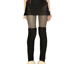 Crochet Over-the-Knee Leg Warmers