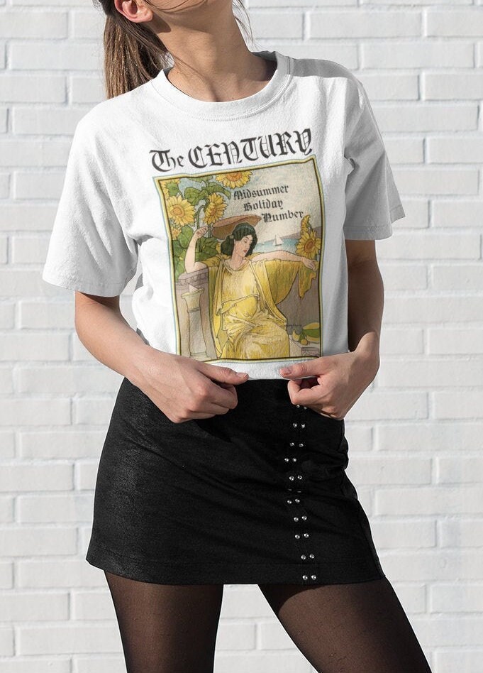 Vintage print tshirt Graphic tee Vintage style Printed Etsy