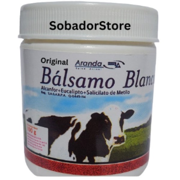 BALSAM White Ointment 5. oz BALSAMO BLANCO La Vaquita (100 grs)