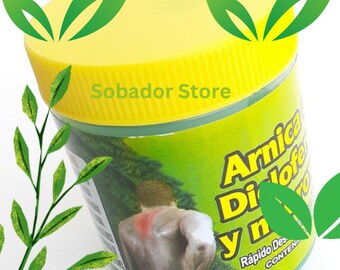 Arnica Gel Reforsado para Dolor Articular color verde 5 oz