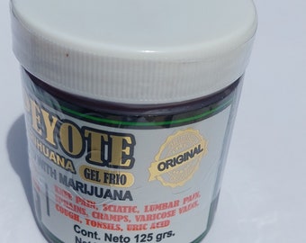 Gel de peyote para dolor muscular 5 oz