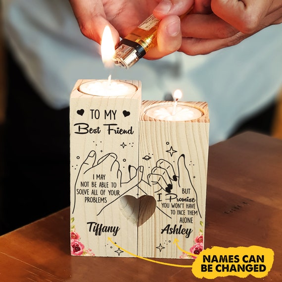 Personalized Candle Holder To My Best Friend I May Not Be Etsy