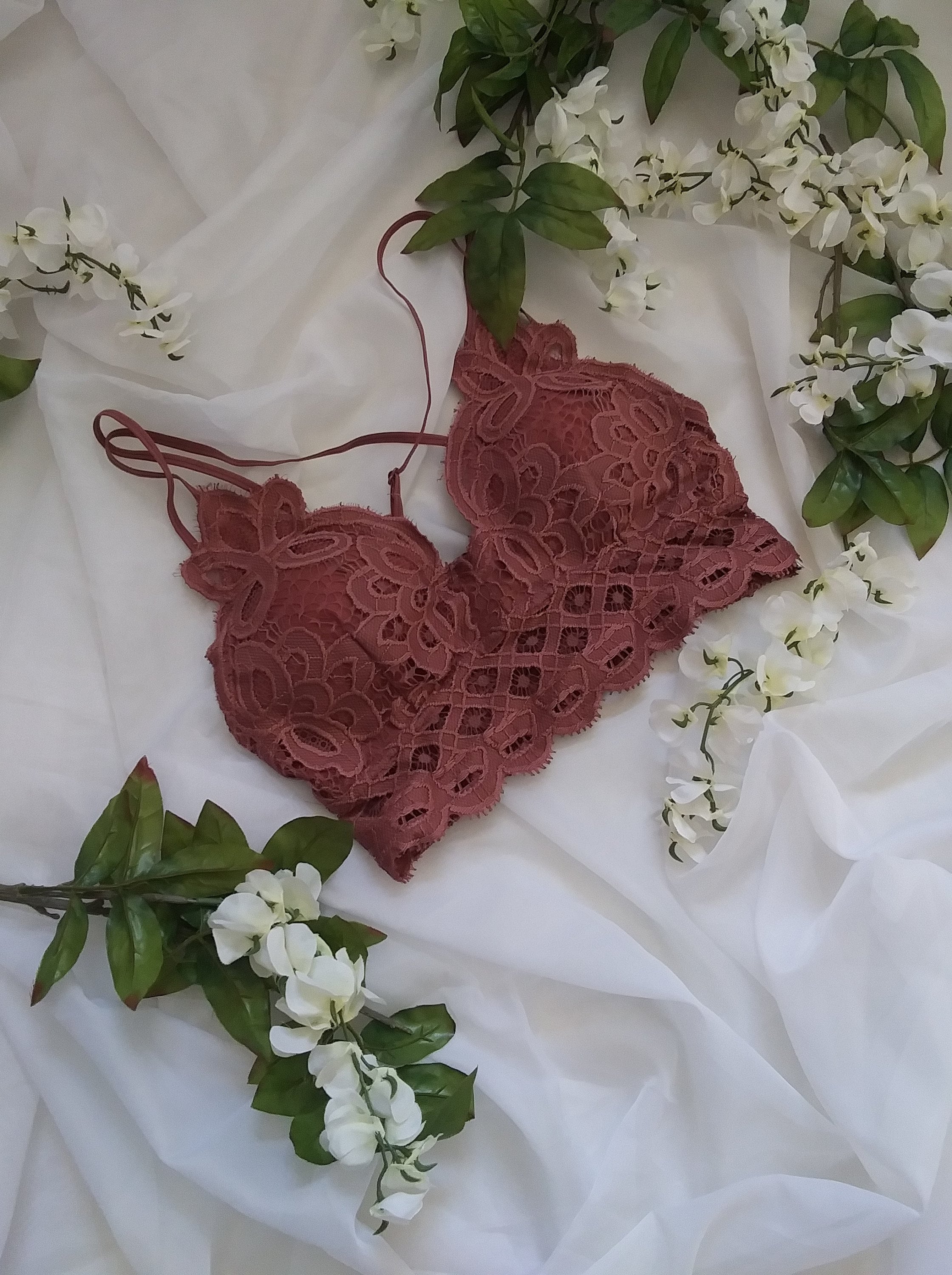 mauve bralette