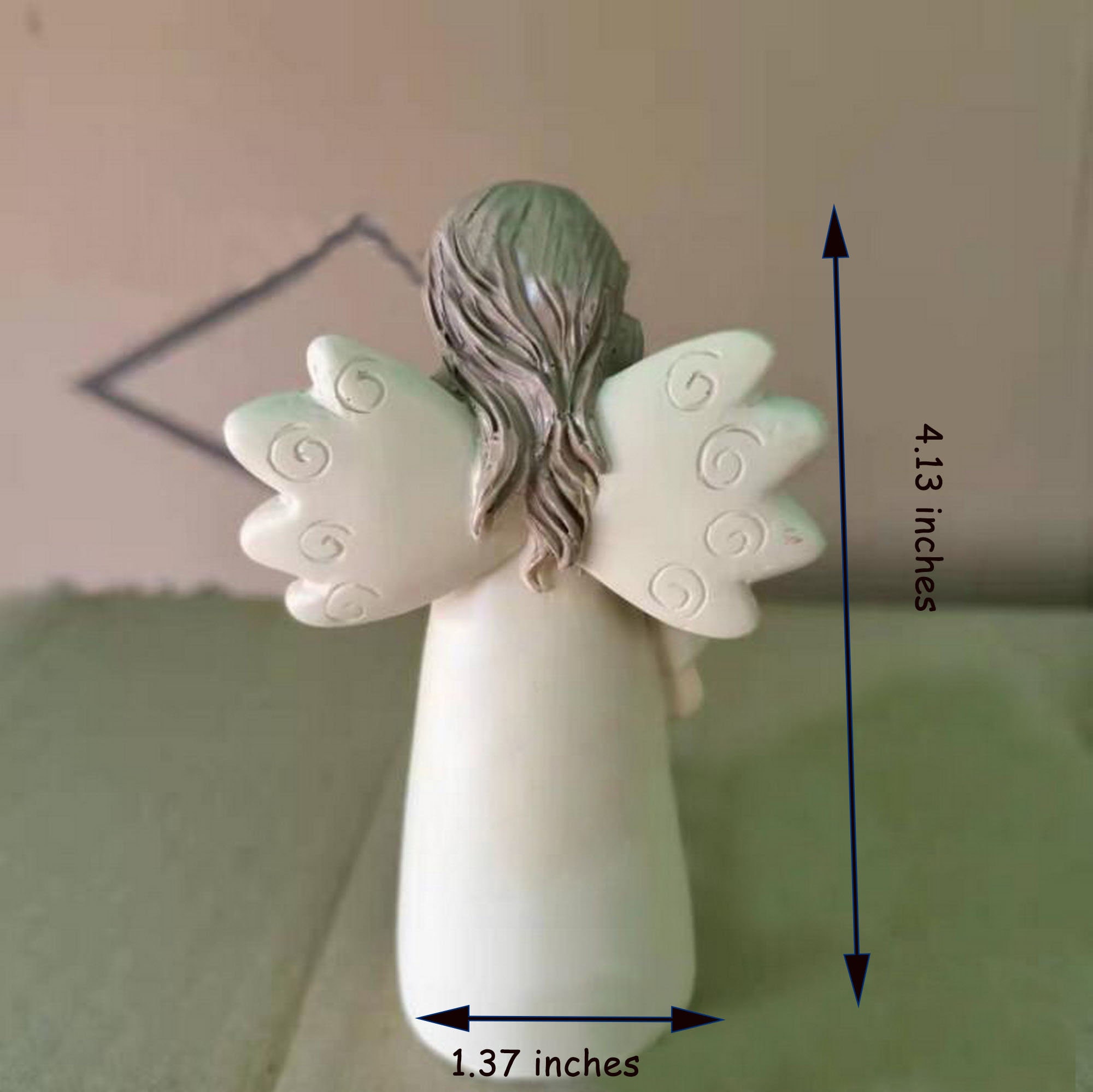 Handpainted Guardian Angel Figurine Gift for Sister and Etsy