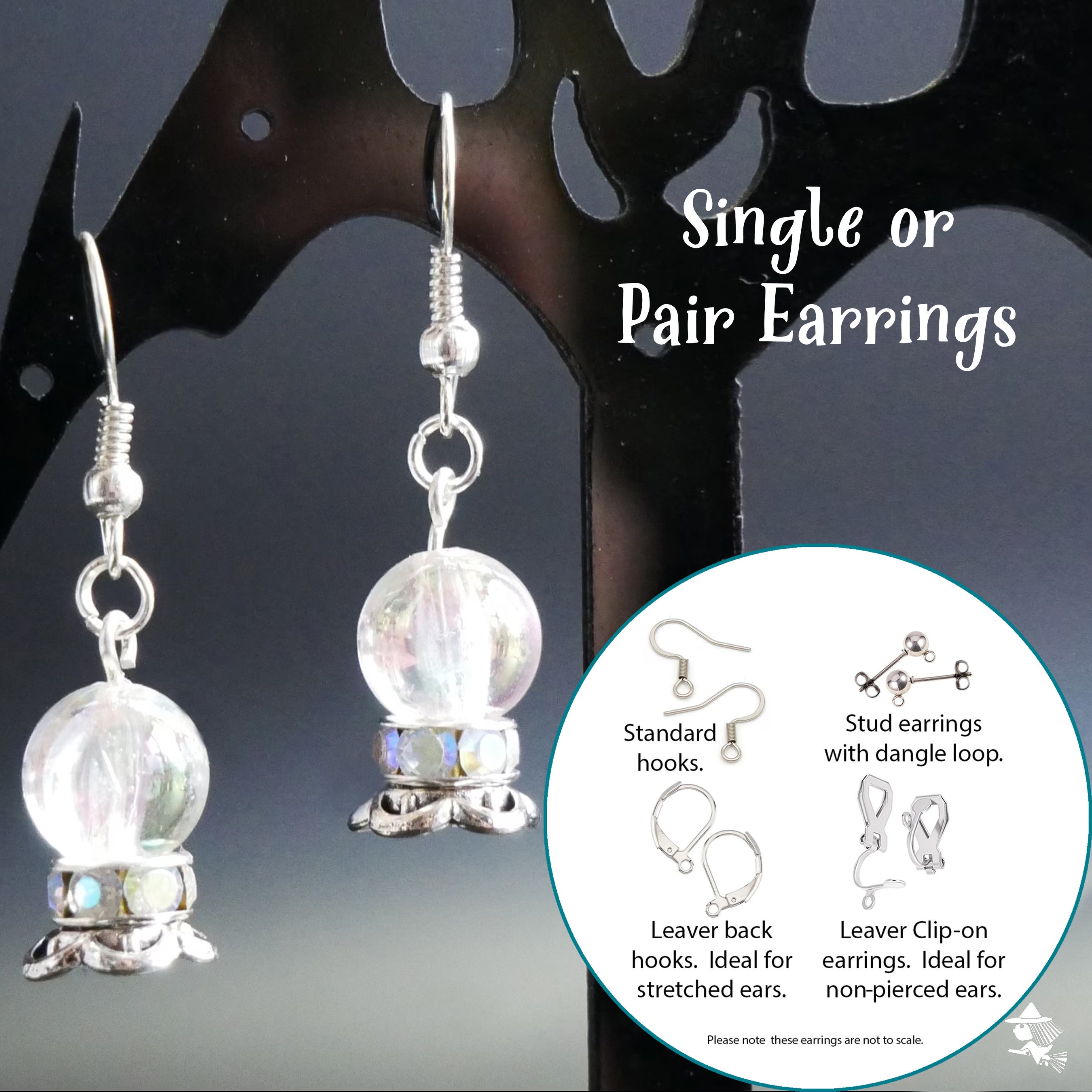 Wholesale Silver Hanging Light Peach Crystal Earrings | Safasilver