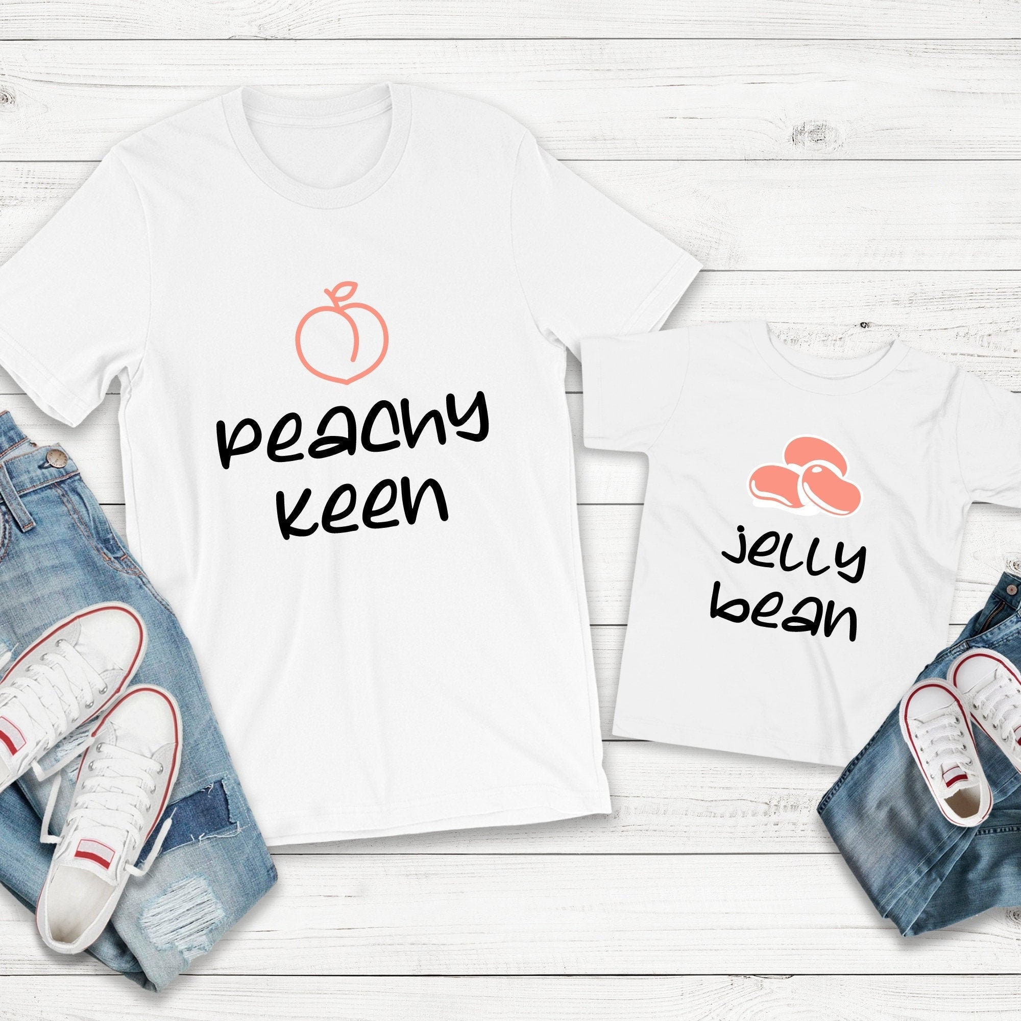 Peachy Keen Jelly Bean Mama en me SVG Cut Files | Etsy