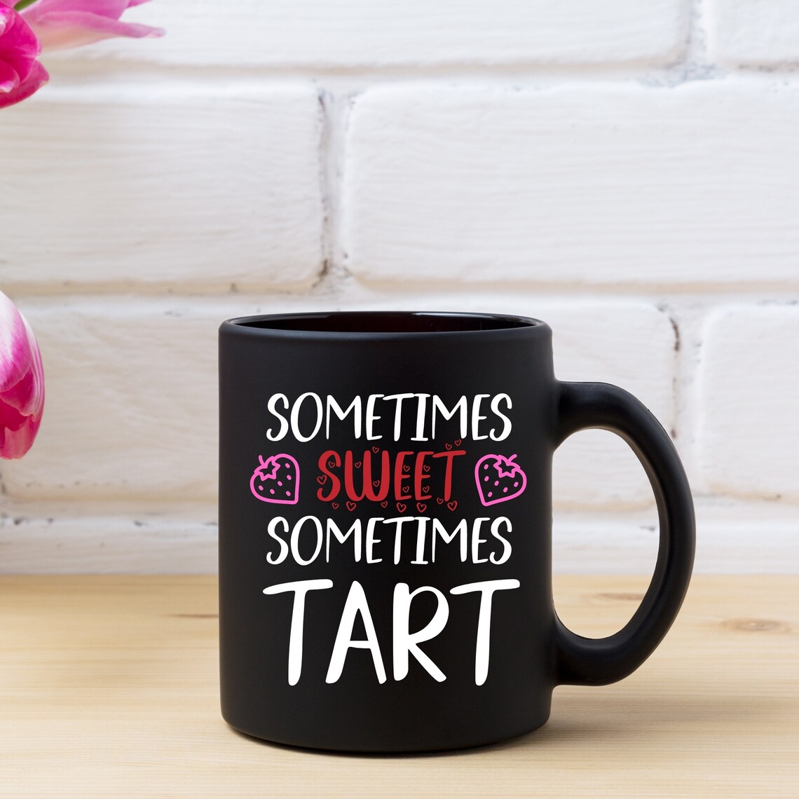 Sometimes Sweet Sometimes Tart Strawberry SVG Cut File | Etsy
