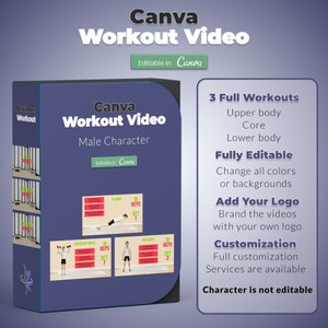 Canva Editable Workout Videos - Marty