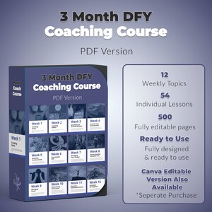 DFY Health Coach Course - PDF Format
