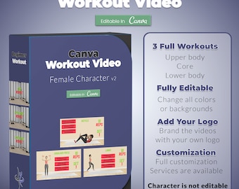 Editable Workout Videos - Celeste