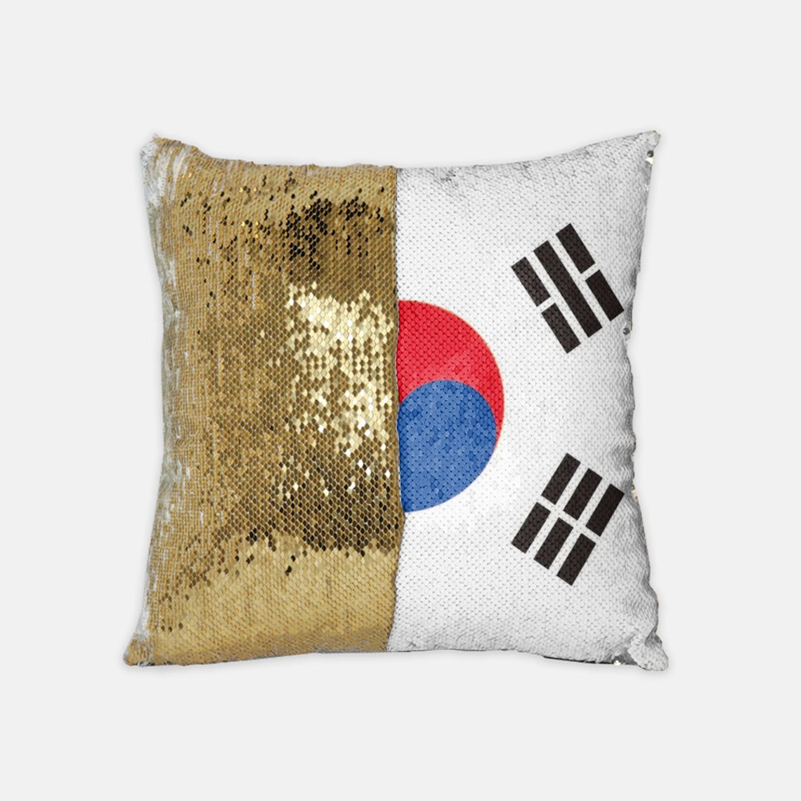 South Korea Sequin Pillow/swipe Away Sequins/south Korea Etsy
