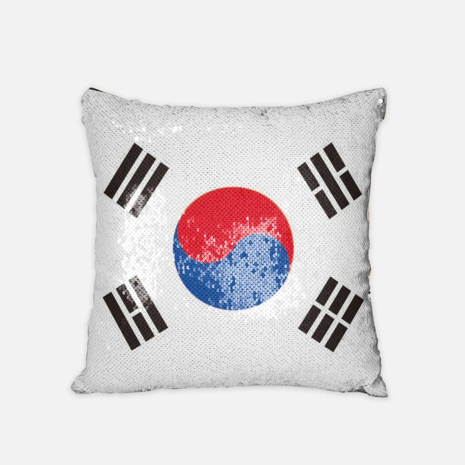 South Korea Sequin Pillow/swipe Away Sequins/south Korea Etsy
