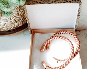 Pure Copper Cuff Bracelet