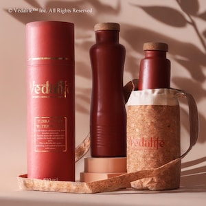 Mrittika Jal – Handcrafted Terracotta Clay Water Bottle with Cork Sling