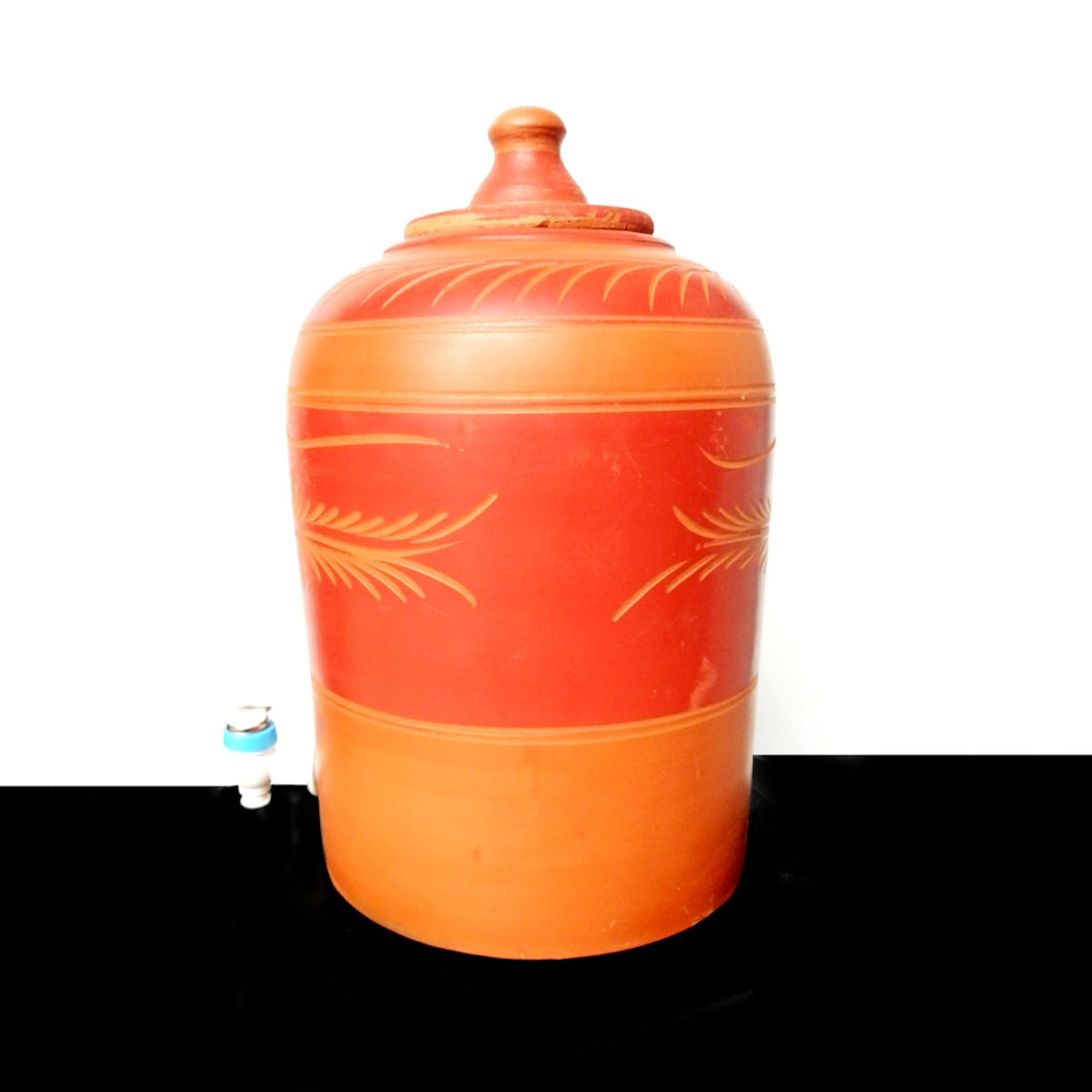 Clay Water Filter with Two Clay Cups Dinner Table Water Etsy