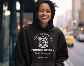 Promise Keeper Sweat à capuche, Vêtements chrétiens, Sweat à capuche chrétien confessionnel, Sweat à capuche religieux, Vêtements religieux, Cadeau chrétien, Versets de la Bible