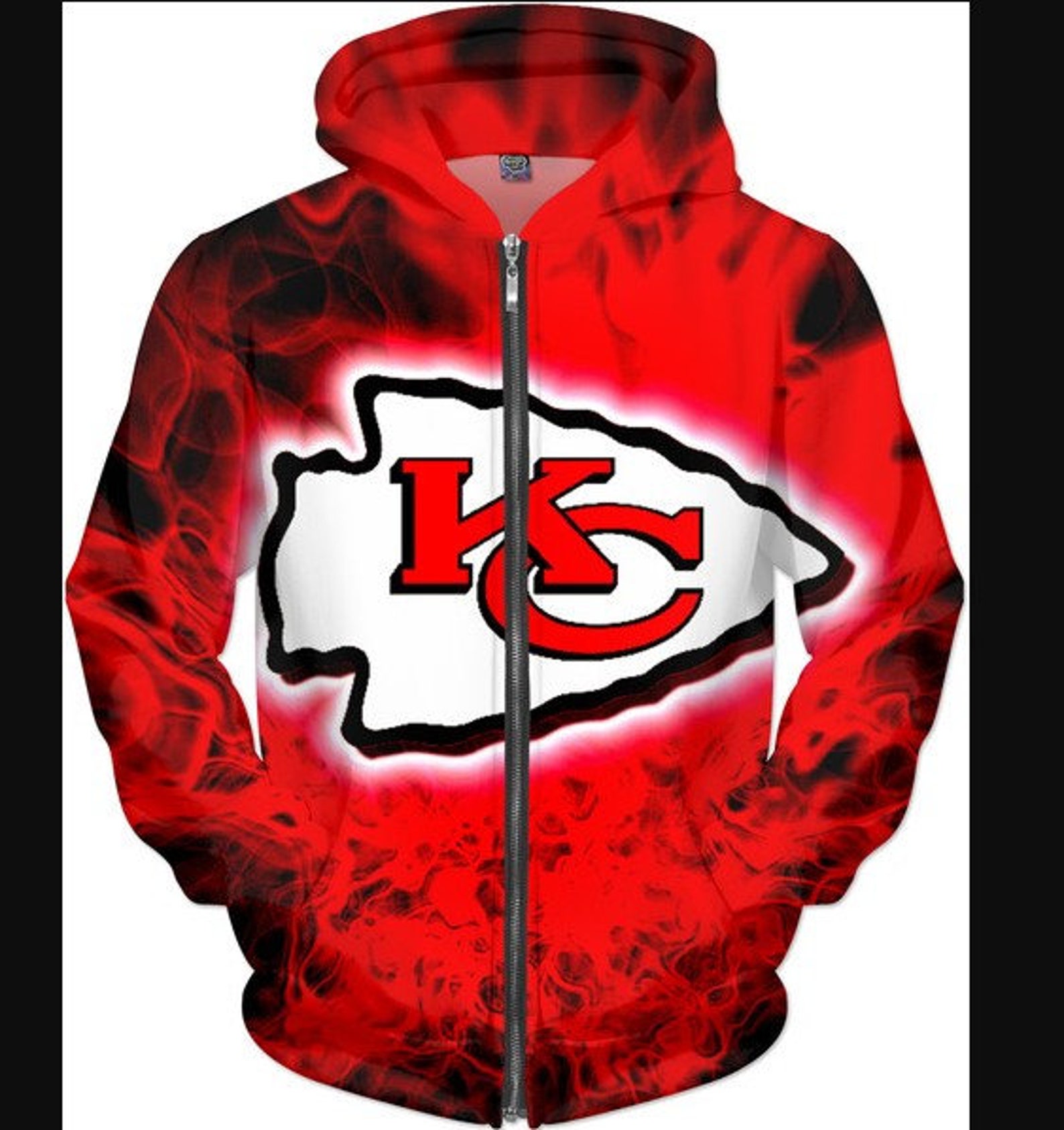 Limited Edition Kansas City Chiefs Zipper Hoodie For Men Etsy