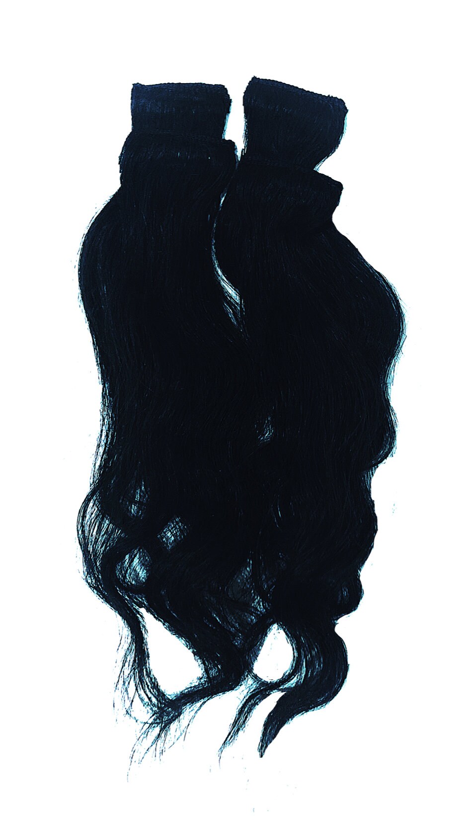 Natural Indian WAVY hair 1 clip clipons Etsy