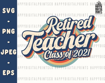 Download Retired Teacher Svg Etsy