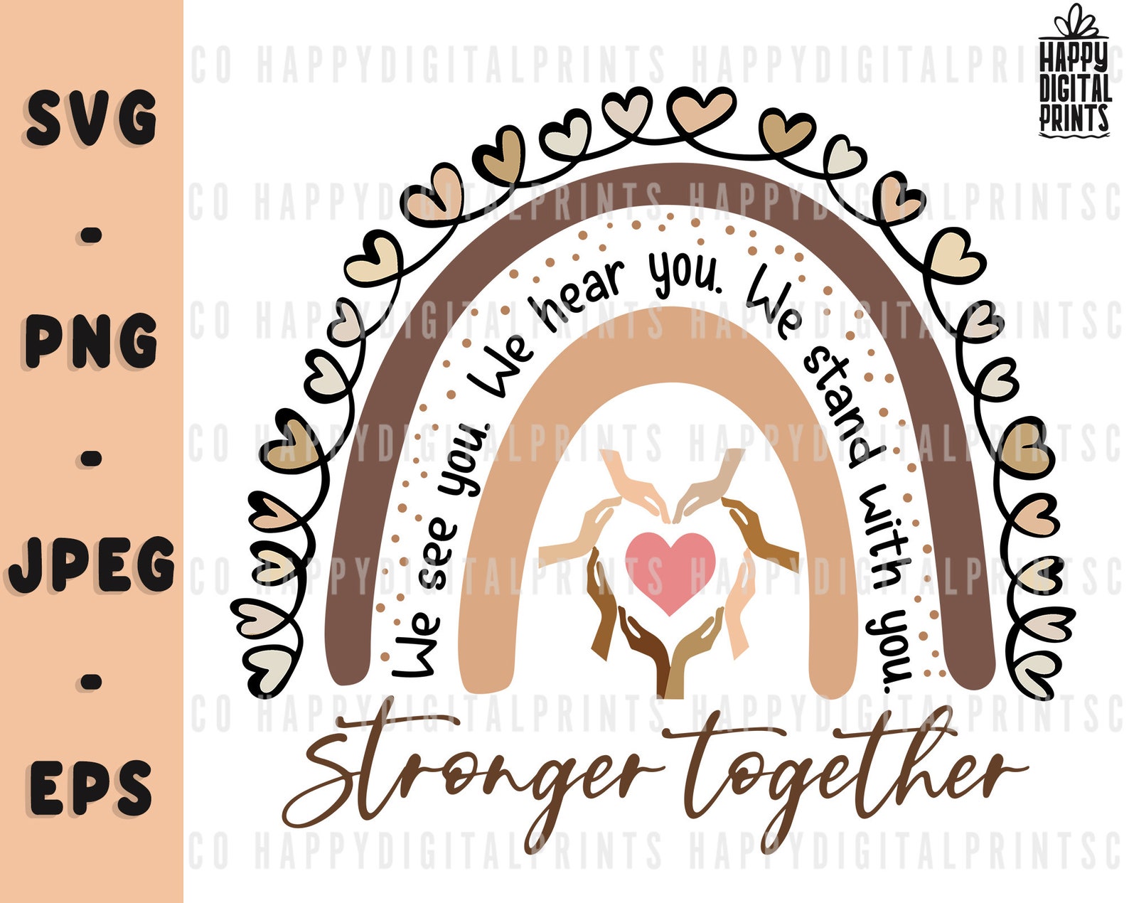 Download Teacher Rainbow SVG Diversity Rainbow SVG Better Together ...