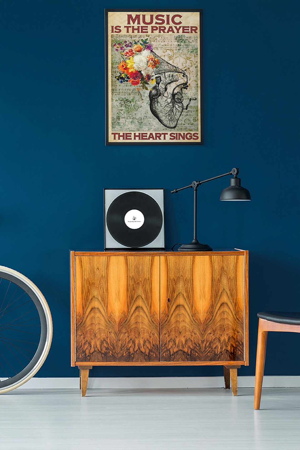 Music Printable Wall Art Retro Music Prints Music Is The | Etsy